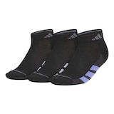 adidas Women's All Day Training Low Socks - 3 pk Front_Three_Fourths_Angled_Left