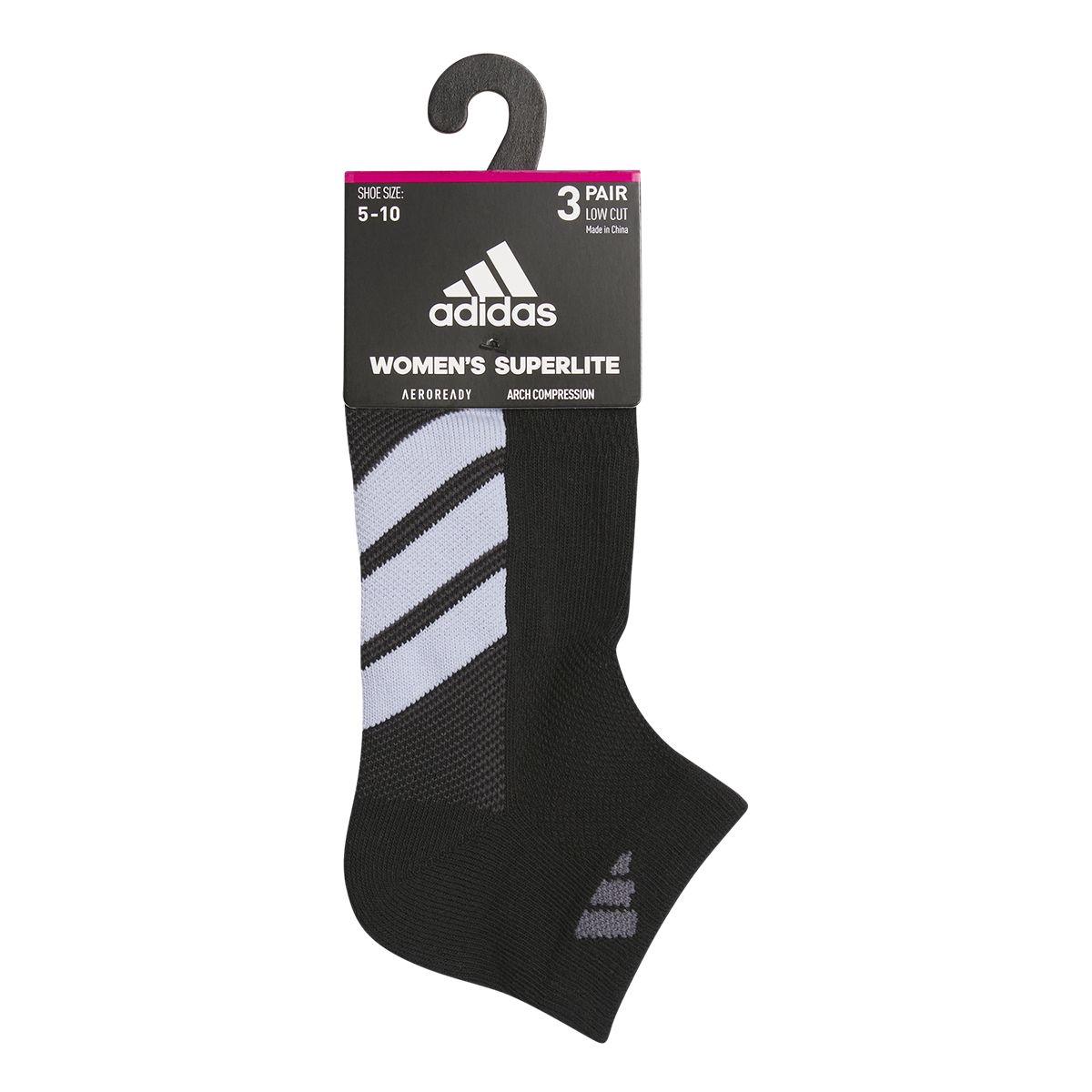 adidas Women's All Day Training Low Socks - 3 pk