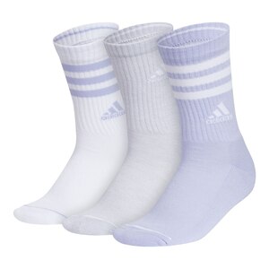 adidas Women's 3-Stripe Cushioned 3.0 Crew Socks - 3 pk