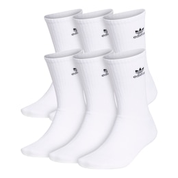 adidas Originals Women's Trefoil Crew Socks - 6 Pack
