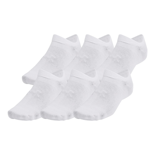 Under Armour Women's Essential Lightweight No Show Socks - 6 Pack