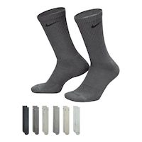 Nike Unisex Everyday Plus Athletic Crew Socks 6pk
