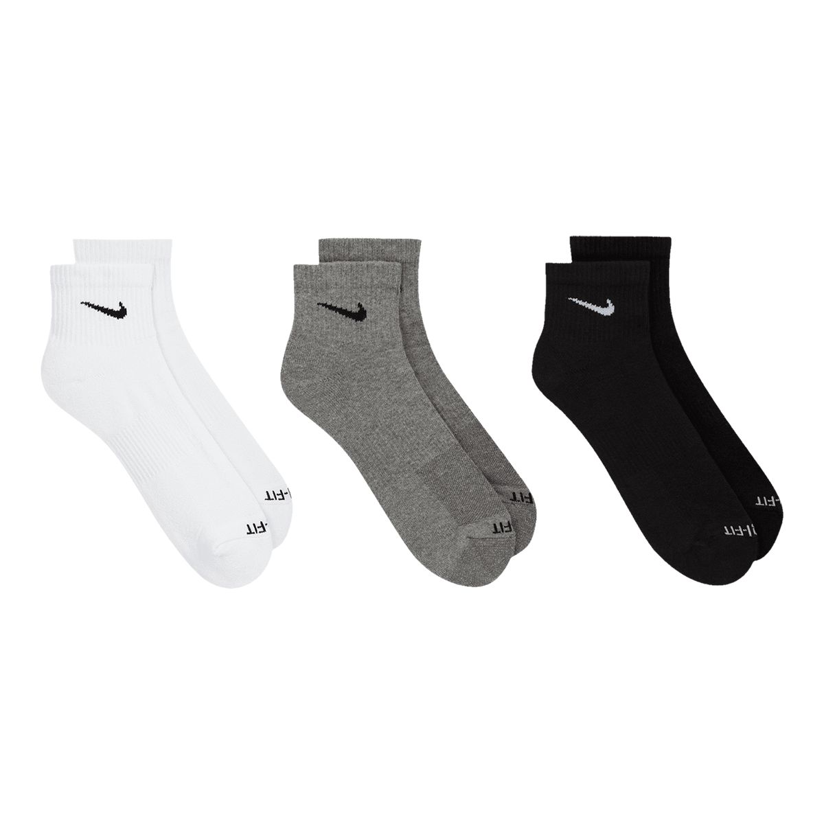 Nike Women's Everyday Plus Cushioned Training Ankle Socks - 3 Pack