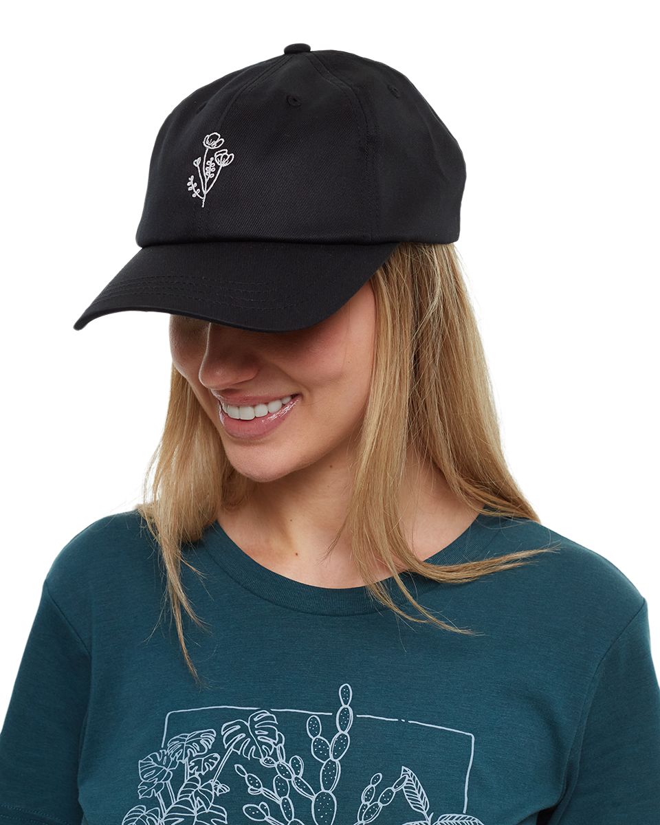 Tentree Women's Flower Embroidery Peak Hat