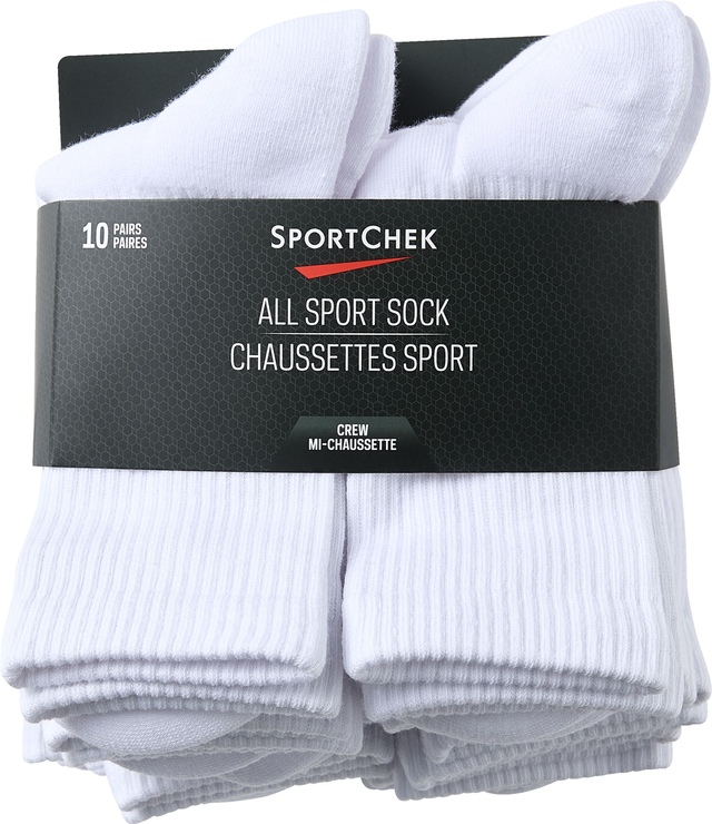 Sport Chek Women's Crew Socks - 10 pk Front_Flat