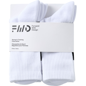 FWD Women's Athletic Crew Socks - 6 pk