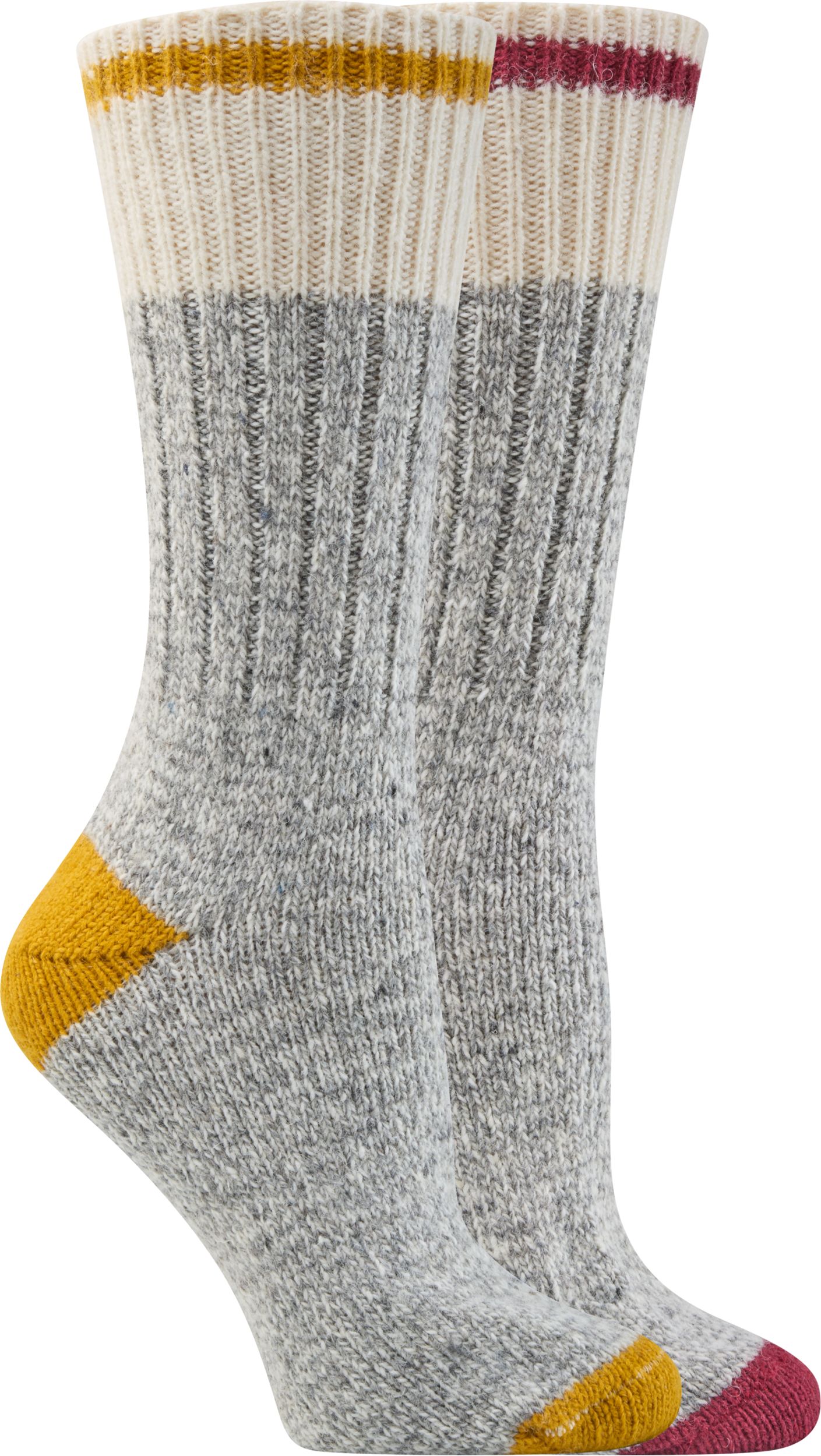 Woods Saddleback Hiking Crew Socks - 2 Pack