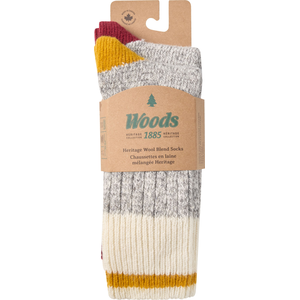 Woods Women's Saddleback Hiking Crew Socks - 2 Pack