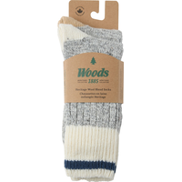 Woods Women's Saddleback Hiking Crew Socks - 2 Pack Front_Flat