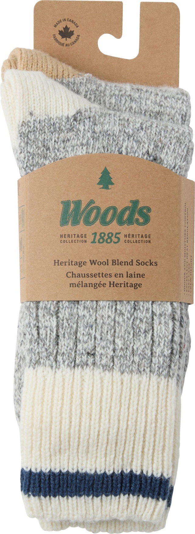 Woods Women's Saddleback Hiking Crew Socks - 2 Pack