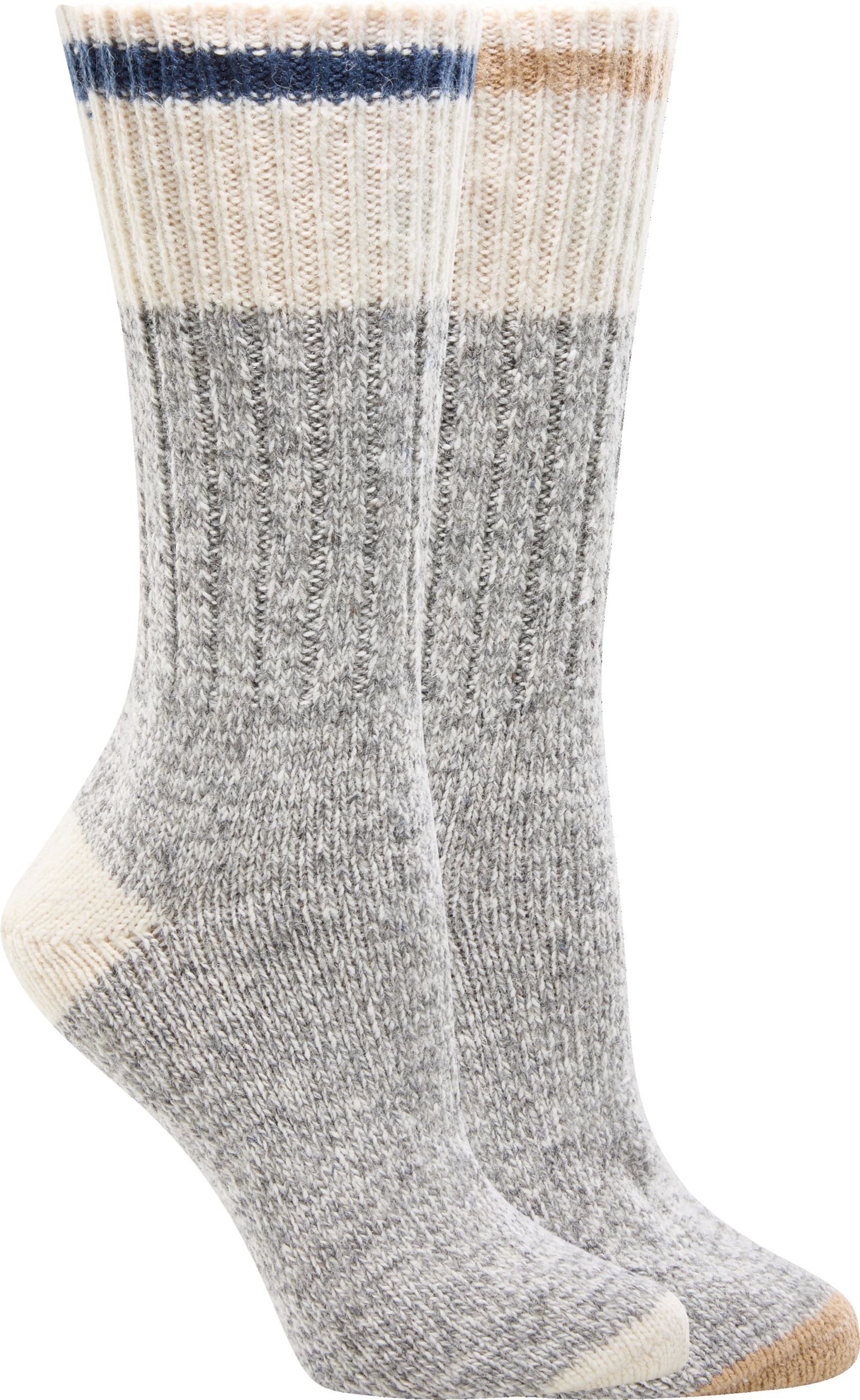 Woods Women's Saddleback Hiking Crew Socks - 2 Pack