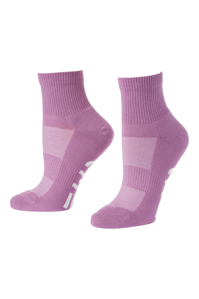 FWD Women's Athletic Quarter Crew Socks - 6pk Front_Angled_Left