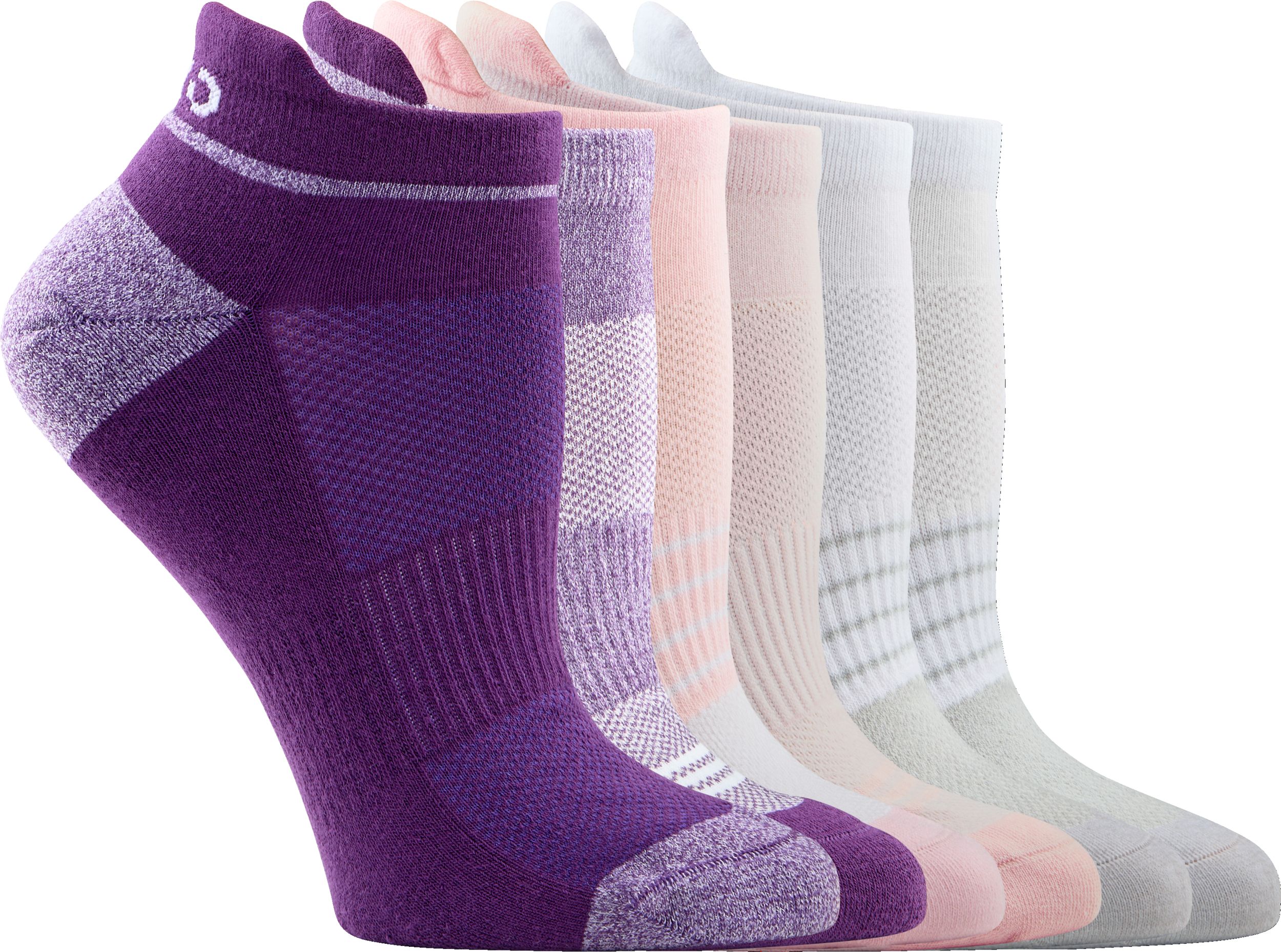 FWD Women's Rise No Show Socks - 6 Pack