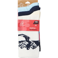 Ripzone Women's Boarder Crew Socks - 3 Pack Front_Flat