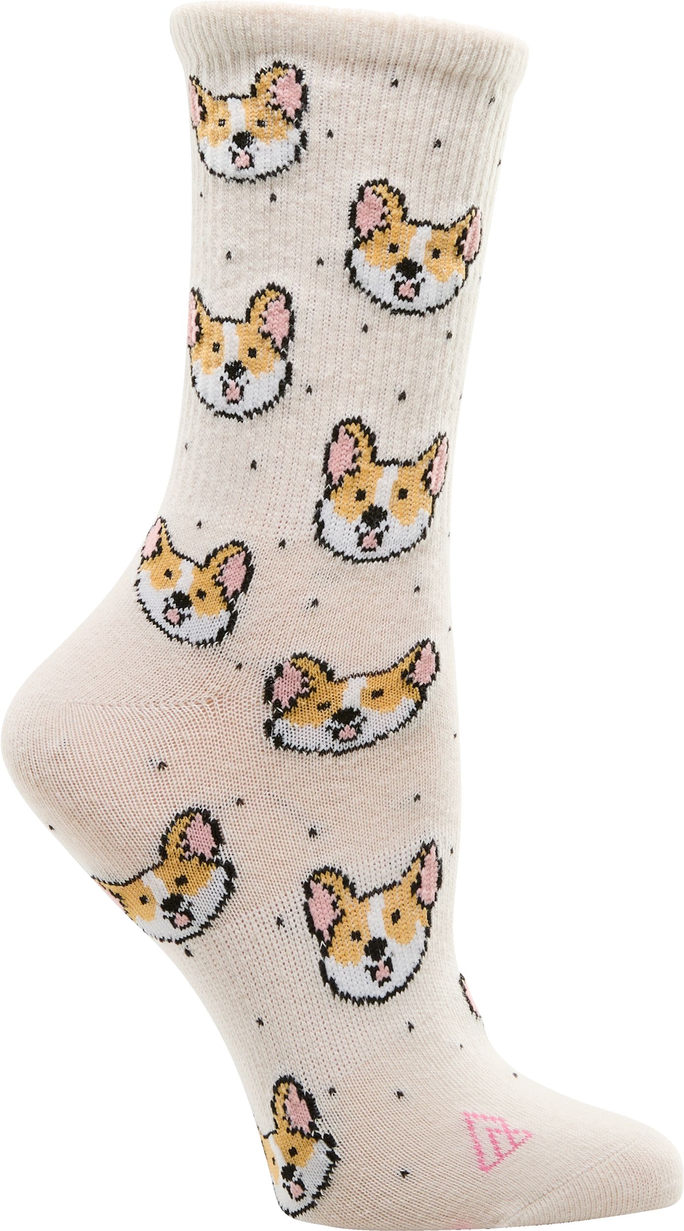 Ripzone Women's Corgi Crew Socks - 3 Pack
