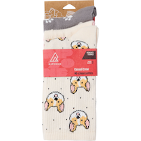 Ripzone Women's Corgi Crew Socks - 3 Pack Front_Flat