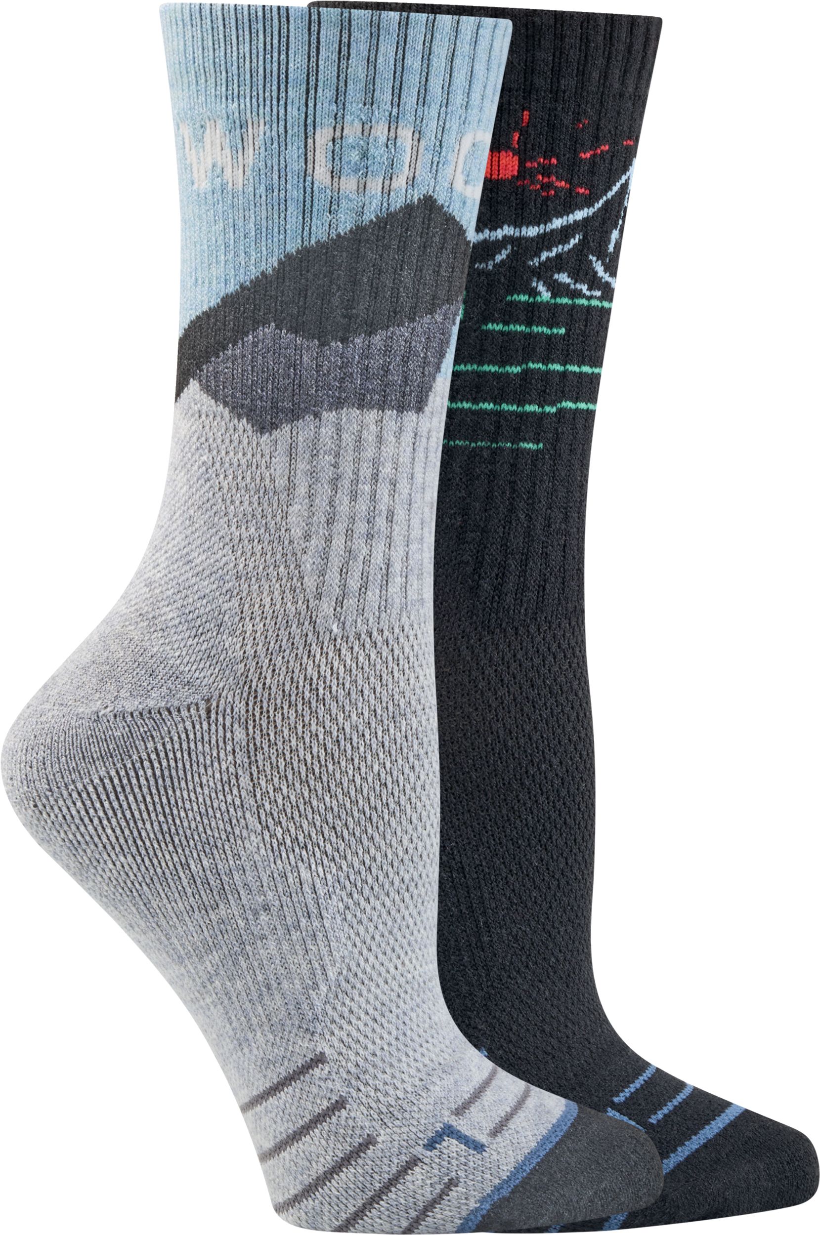 Woods Women's Macbrien Hiking Quarter Socks - 2 pk