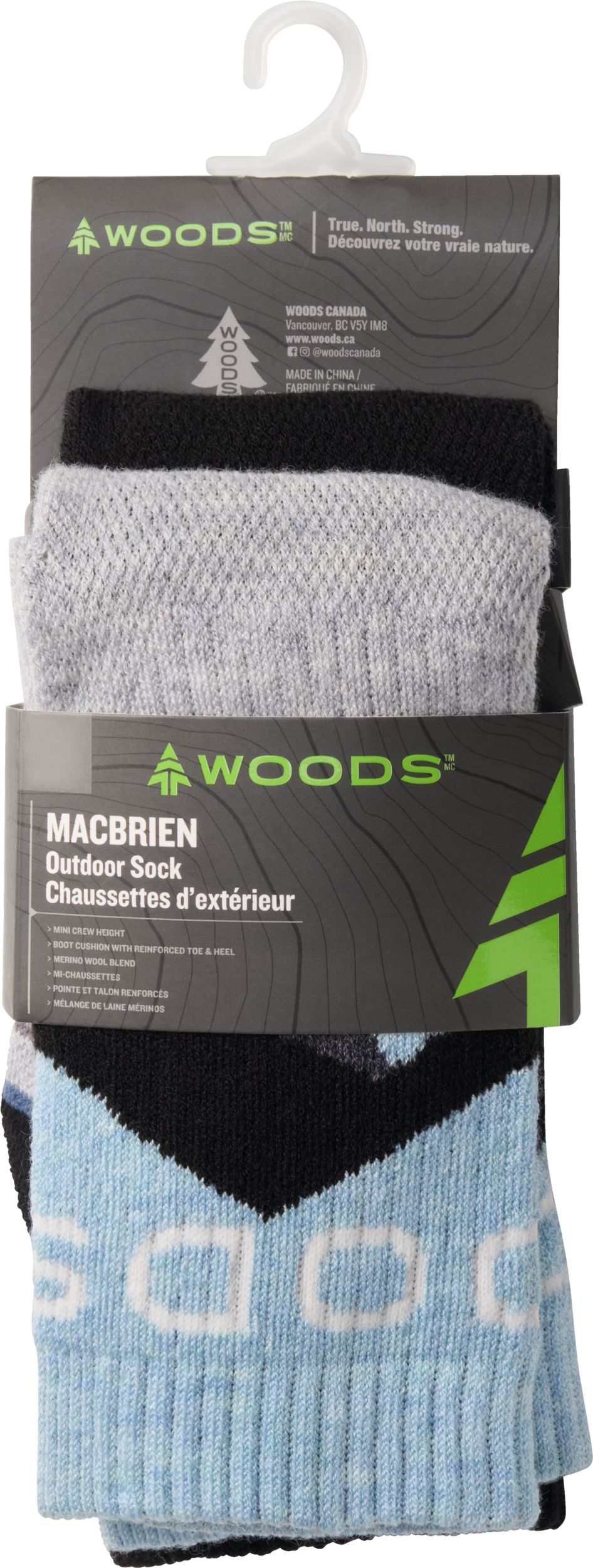 Woods Women's Macbrien Hiking Quarter Socks - 2 pk