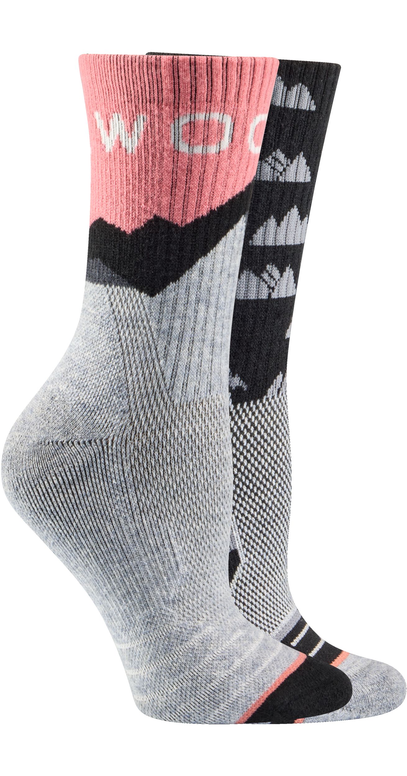 Woods Women's Macbrien Hiking Quarter Socks - 2 pk