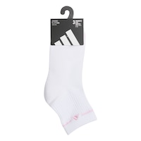 adidas Women's Cushioned 3.0 High Quarter-Length Socks - 3 Pack