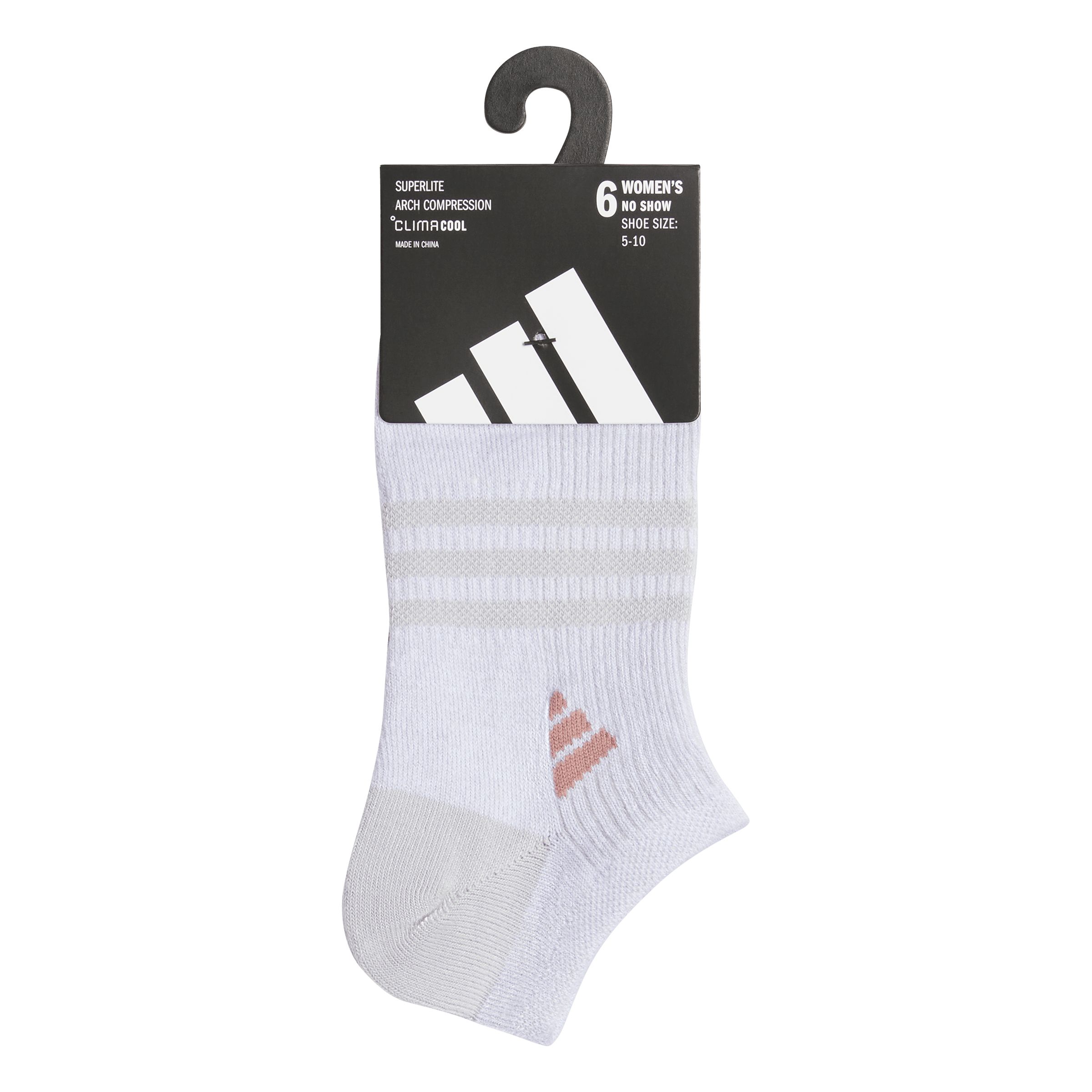 adidas Women's Superlite 3.0 No Show Socks - 6 Pack