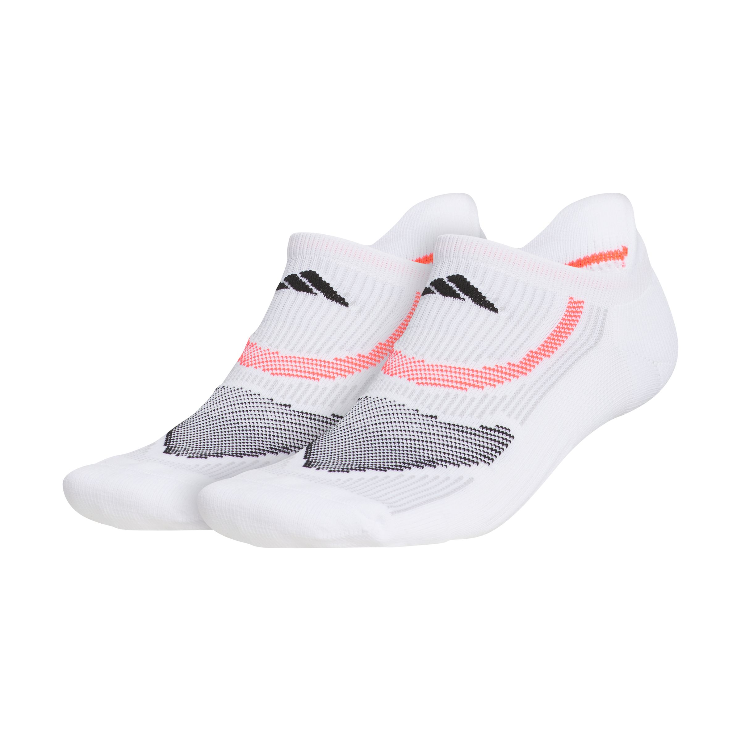 adidas Unisex Run Superlite No Show Socks - 2 Pack