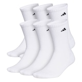 adidas Women's Athletic Sweatshirt Socks - 6 Pack Front_Angled_Left