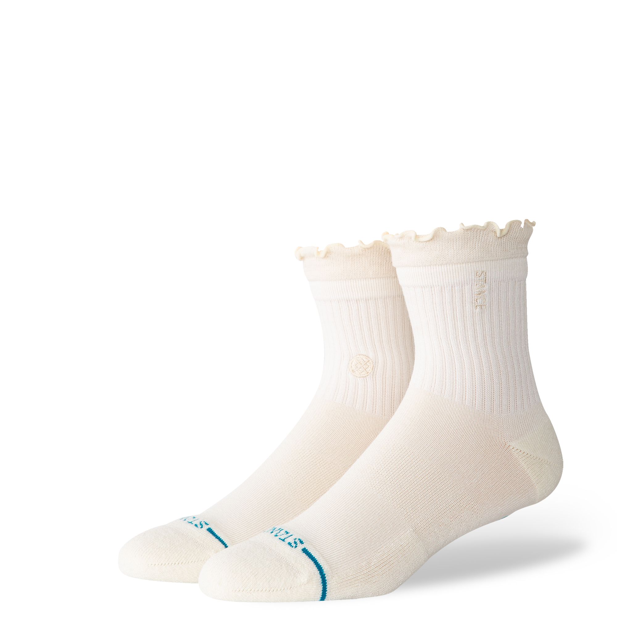 Stance Women's Ruffle BB Quarter Crew Socks