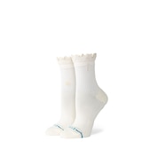 Stance Women's Ruffle BB Quarter Crew Socks Front_Angled_Left