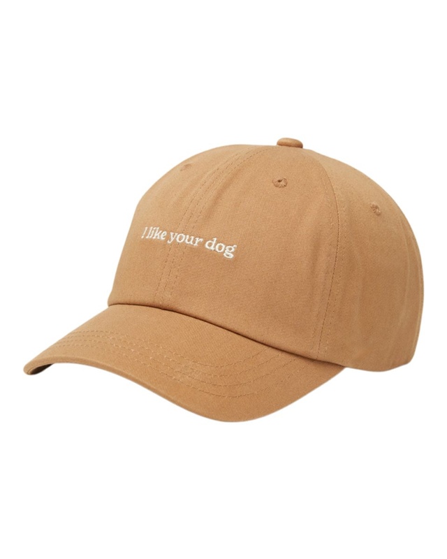 Tentree Women's Slogan Dog Peak Hat Front_Angled_Left