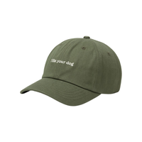 Tentree Women's Slogan Dog Peak Hat Front_Angled_Left