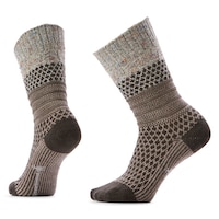 Smartwool Women's Popcorn Donegal Cable Crew Socks Composite_or_Mixed