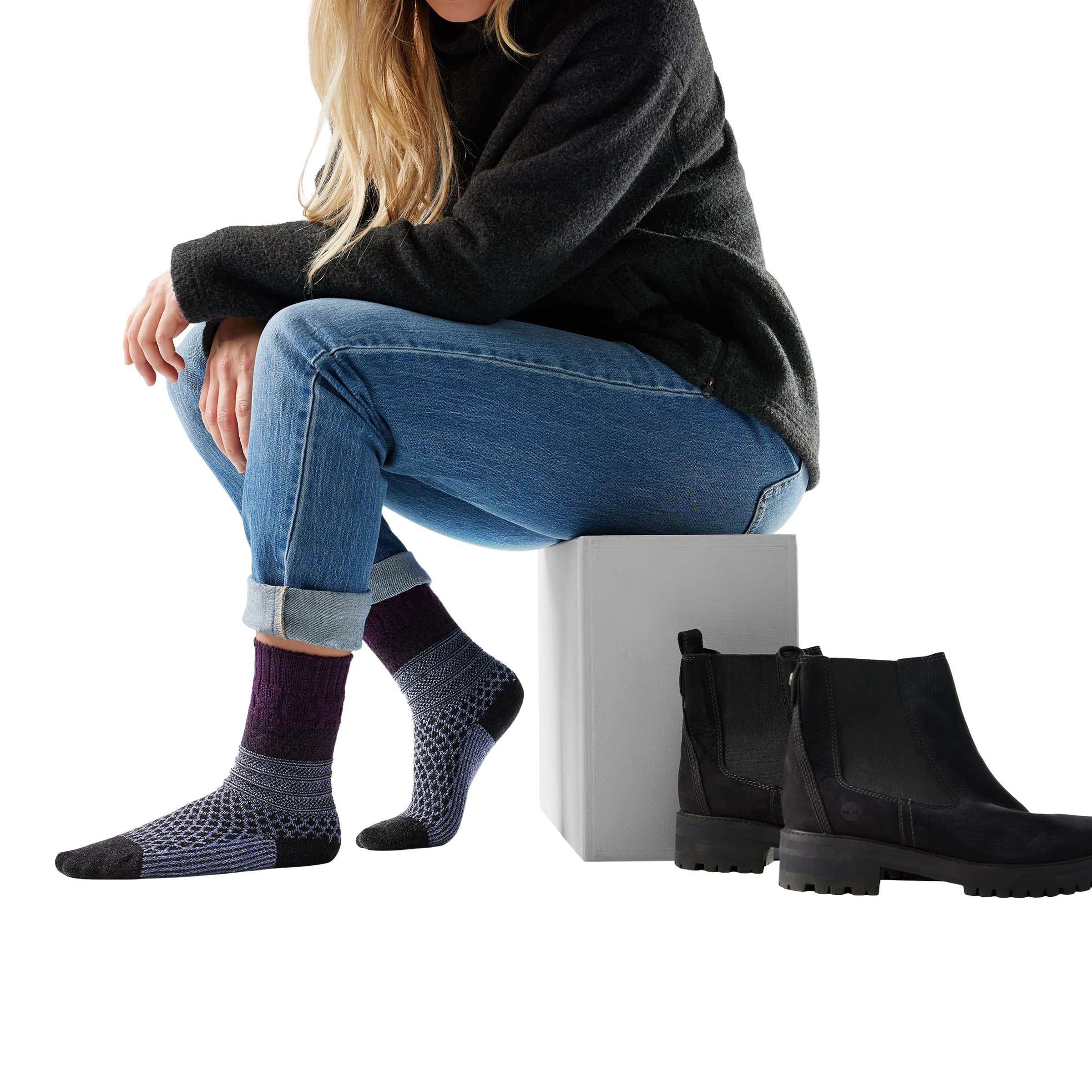 Smartwool Women's Popcorn Cable Crew Socks