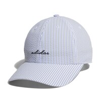 adidas Women's Seersucker Adjustable Strapback Hat Front_Angled_Left