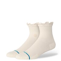 Stance Women's Ruffle Icon Quarter Socks Front_Angled_Left