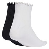 adidas Originals Women's Ruffle Quarter Socks 2-pk Back_Angled_Right