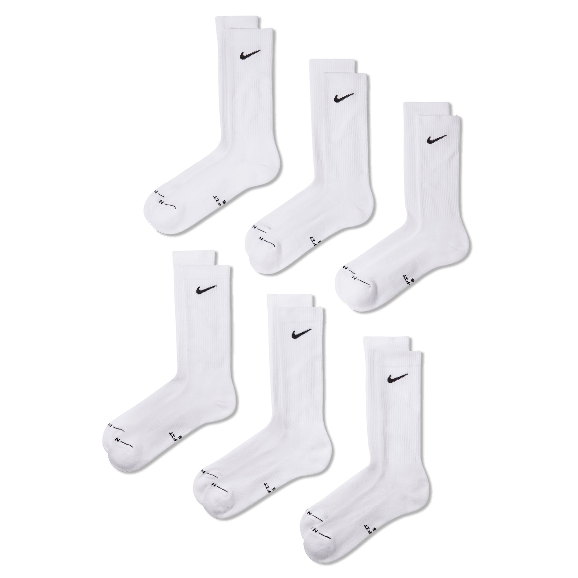 Nike Men's Everyday Elevated Dri-FIT Breathable Socks - 6pk