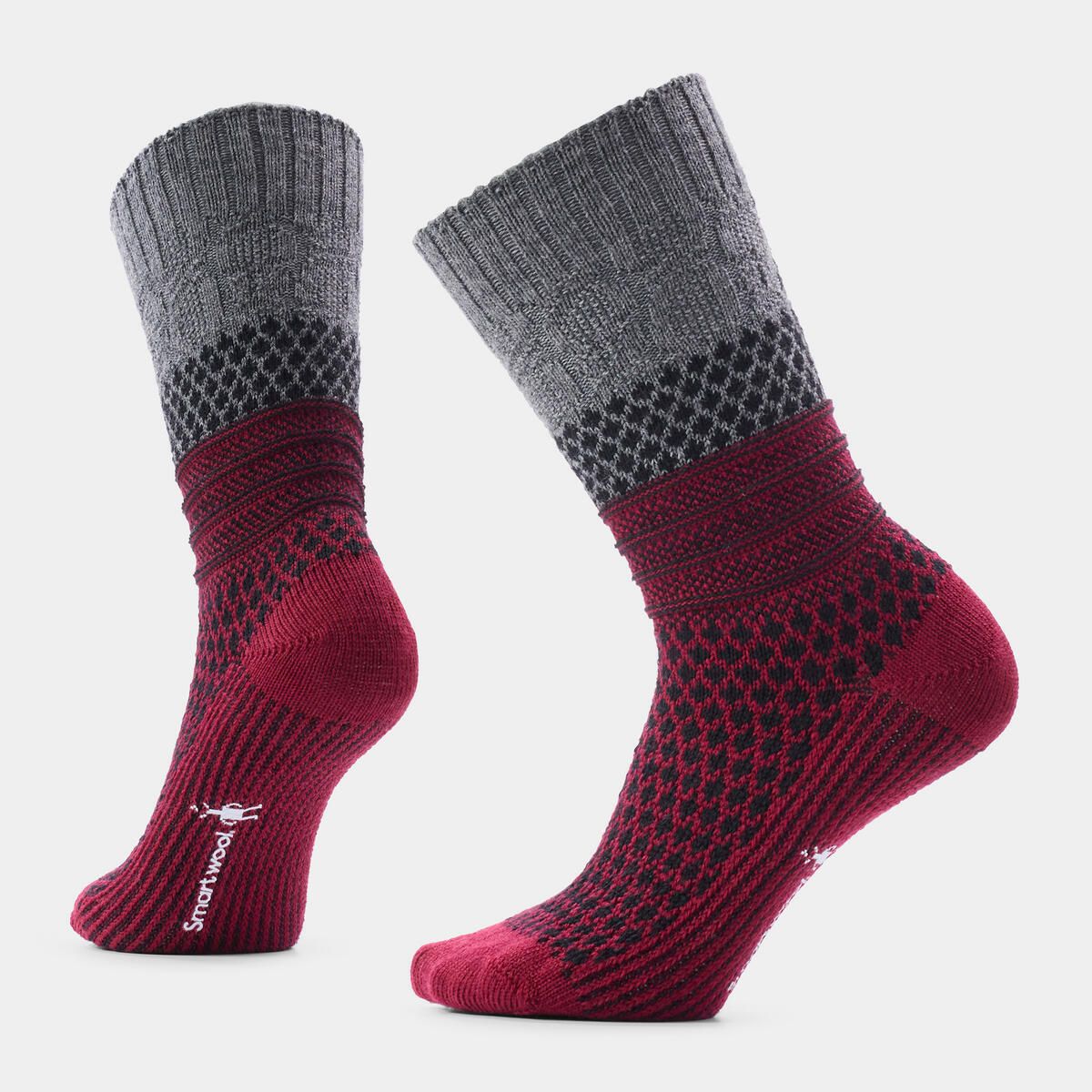 Smartwool Popcorn Donegal Cushioned Cable Crew Socks