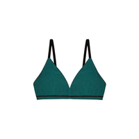 Huha Women's Underwear Triangle Low Sports Bra Front_Flat