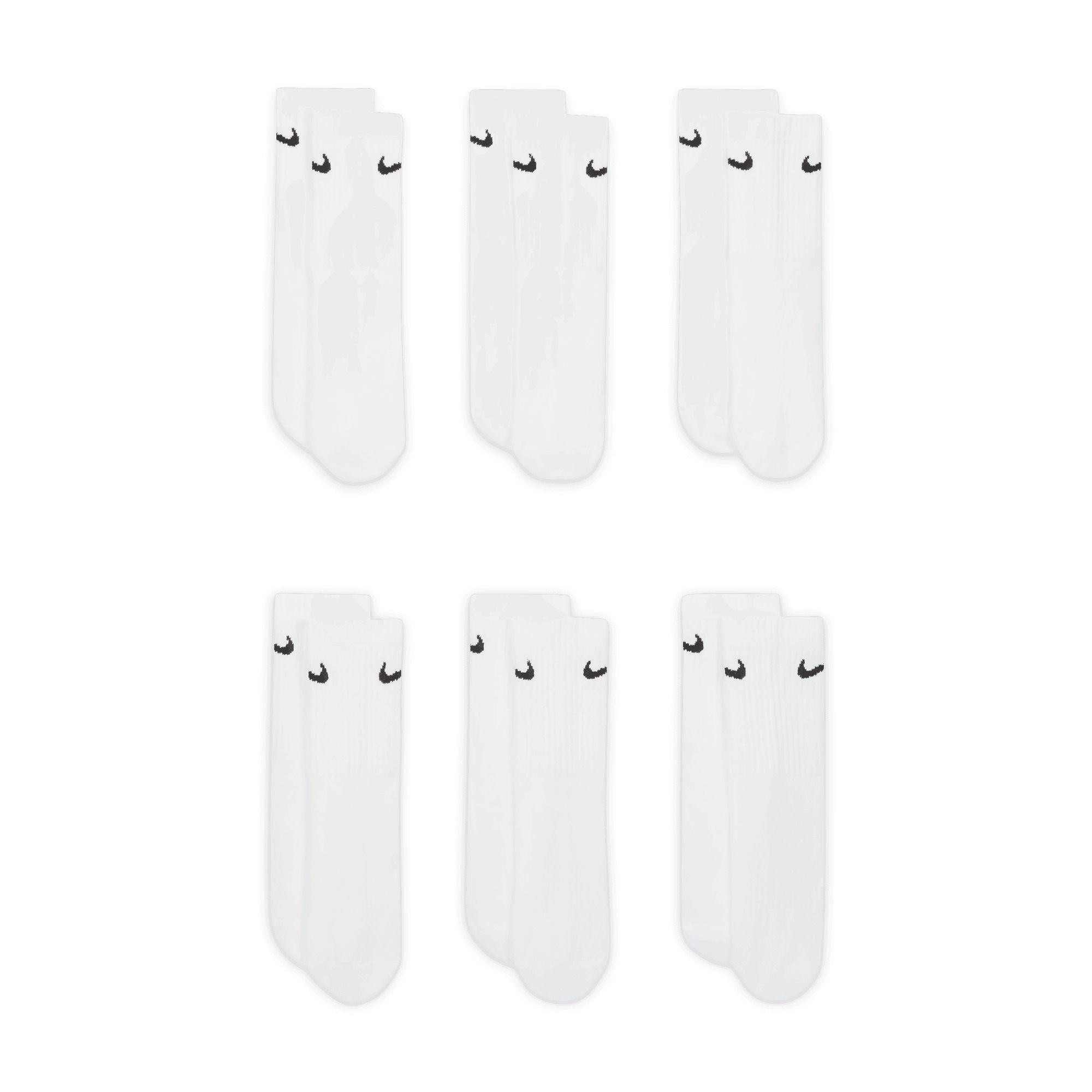 Nike Unisex Everyday Cushioned Ankle Socks 6-pk