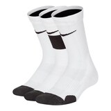 Nike Boys' Ya Elite Basketball Crew Socks - 3 Pack Front_Angled_Left