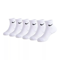 Nike Little Kids' Dri-fit Performance Cushioned Socks - 6-pk Front_Angled_Left