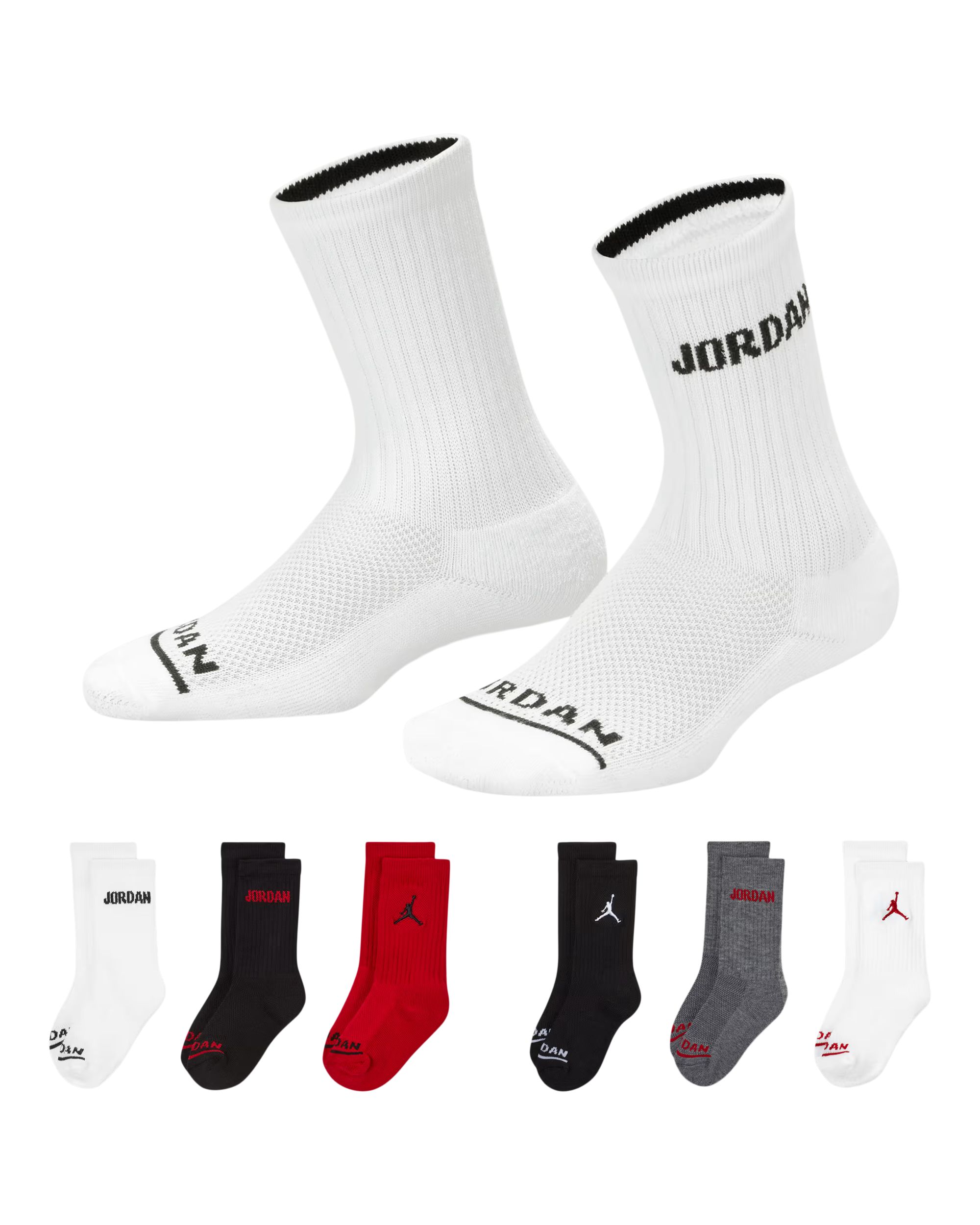 Jordan Boys' Legend Crew Socks - 6pk