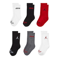 Jordan Boys' Legend Crew Socks - 6pk Front_Angled_Left