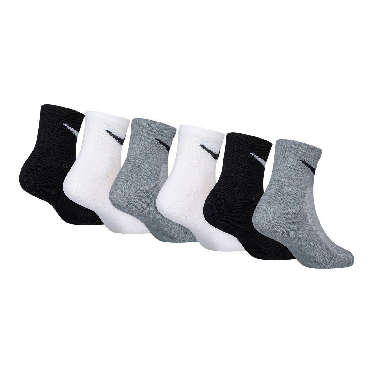 Nike socks with hot sale swoosh on front