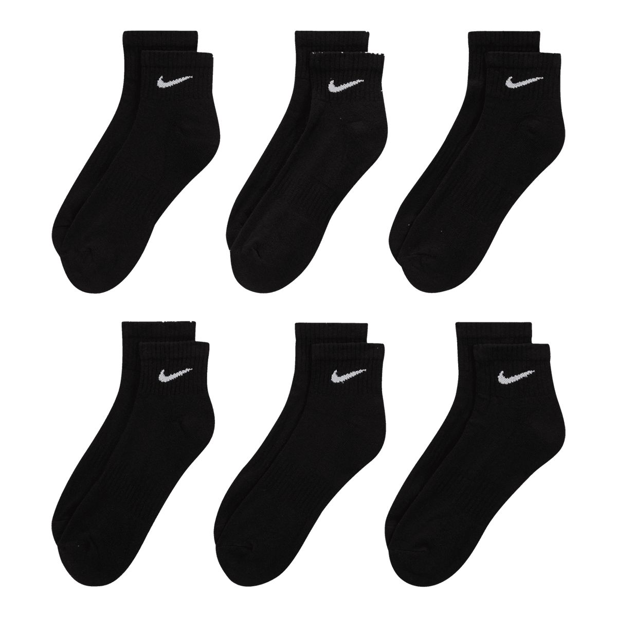 Nike Boys' Dri-FIT® YA Everyday Cushioned Ankle Socks - 6 Pack