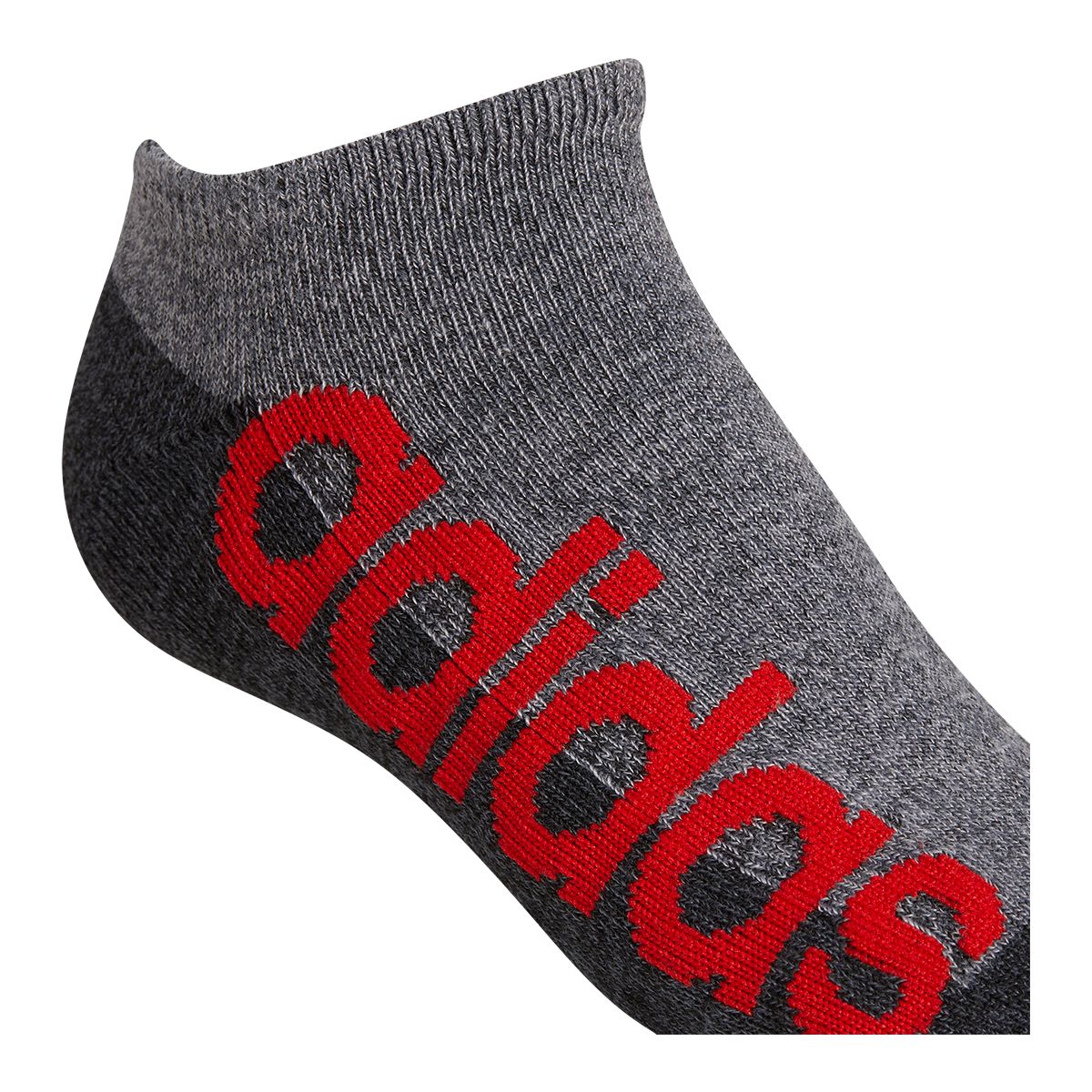 adidas Kids' Angle Stripe No Show Socks - 6 pk