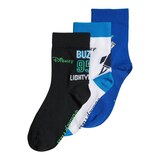 adidas Boys' Disney Buzz Crew Socks - 3 Pack Side_Left