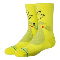 Stance Boys' Holiday 3D Grinch Socks Front_Angled_Left