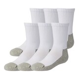 FWD Youth Crew Sock - 6 Pack Front_Angled_Left